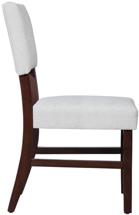 New Classic® Home Furnishings Tioga Gray Upholstered Dining Side Chair-3