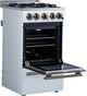FORNO® Lamazze Alta Qualita 20" White Freestanding Gas Range-5