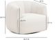 TOV Furniture Jasmine Cream Velvet Swivel Accent Chair-2