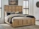 Signature Design by Ashley® Ridgester Light Brown California King Panel Bed-1