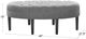 Olliix by Madison Park Brown Multi Martin Surfboard Tufted Ottoman-1