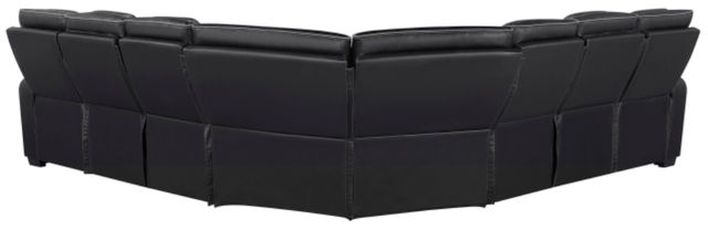 Homelegance® Fairway 3-Piece Black Power Reclining Sectional with Center Drop-Down Cup Holders-3