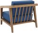 New Classic® Home Furnishings Bali 2-Piece Dark Blue Fabric Outdoor Club Chair-2