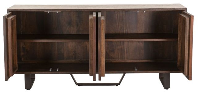 Home Trends & Design Mountain Lodge Premium Dark Walnut Sideboard-3
