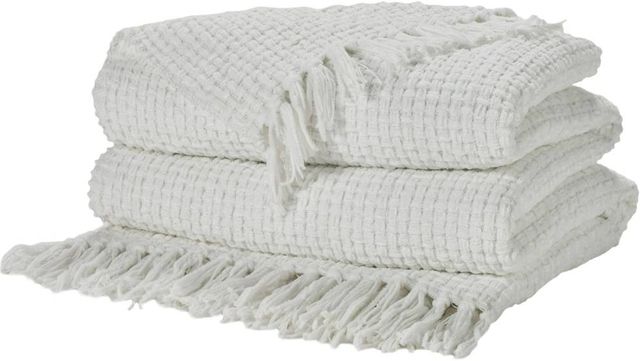 Nourison Home™ Lifestyle White Throw Blanket-0