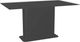 Amisco Customizable Lucarelli 60" Rectangular Dining Table with 0.5" Black Glass Top-0