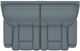 La-Z-Boy® Greyson Denim Reclining Loveseat with Headrest-1