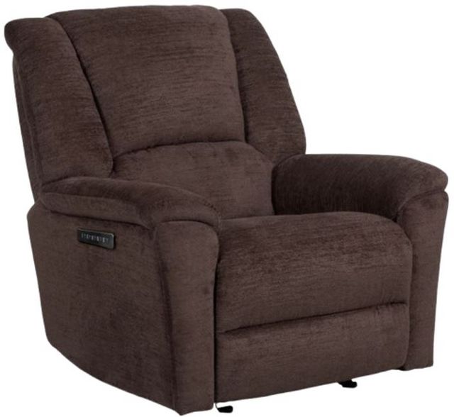 Flexsteel® Meet Your Perfect Match Plush Buffalo Power Gliding Recliner with Power Headrest and Lumbar