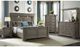 Elements International Kings Court Gray Nightstand-2