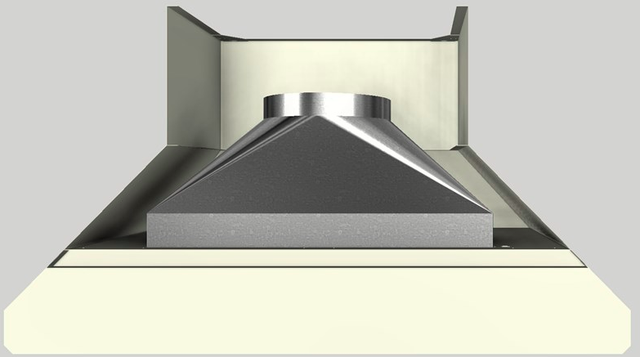Vent-A-Hood® 60" Biscuit Wall Hood-2