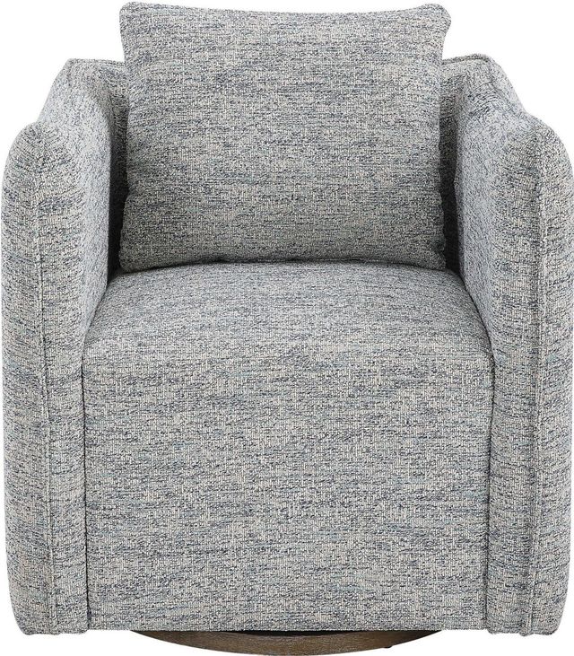 Uttermost® Corben Blue Swivel Chair-2