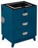 Elements International Rio Blue Nightstand-0