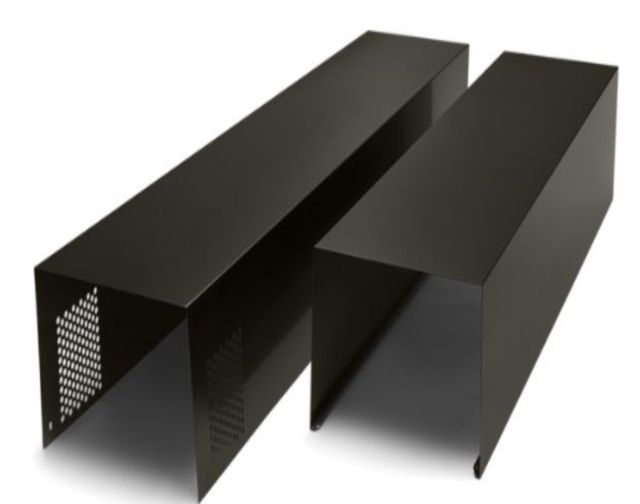 Whirlpool® 30" Black Stainless Range Hood Chimney Extension Kit-0