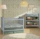 Westwood Design Modern Nursery Light Gray 3-in-1 Convertible Crib-1