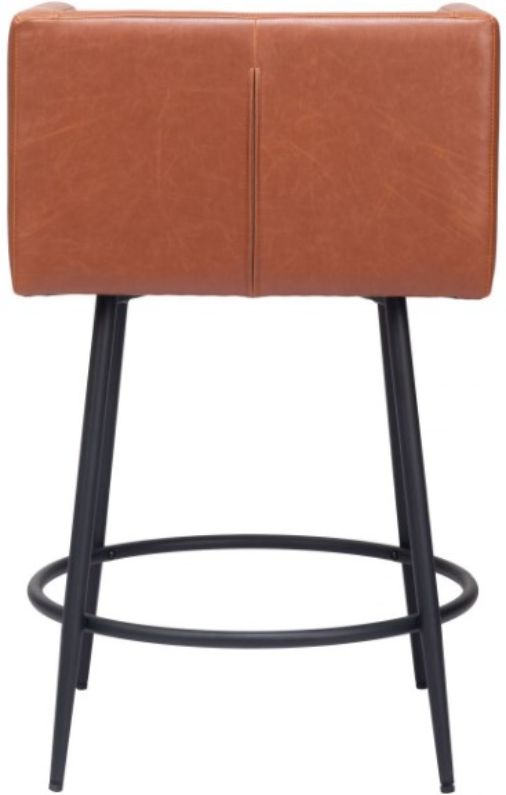 Zuo® Modern Horbat Brown Counter Stool-3