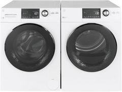 GE® White Front Load Laundry Pair
