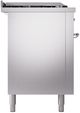 Ilve® Nostalgie II Series 60" Stainless Steel Pro Style Dual Fuel Range-3