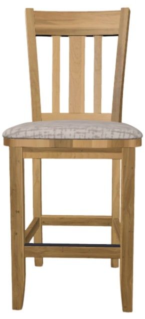 Mavin Customizable Cleveland 24" Stationary Bar Stool-1