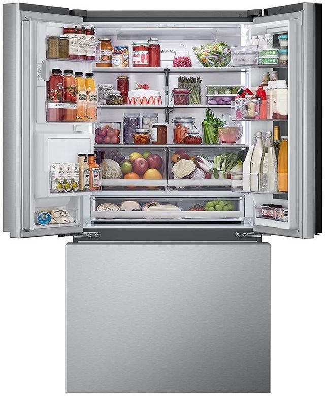 LG 36 in. 30.7 Cu. Ft. Smudge Resistant Stainless Steel French Door Refrigerator-2