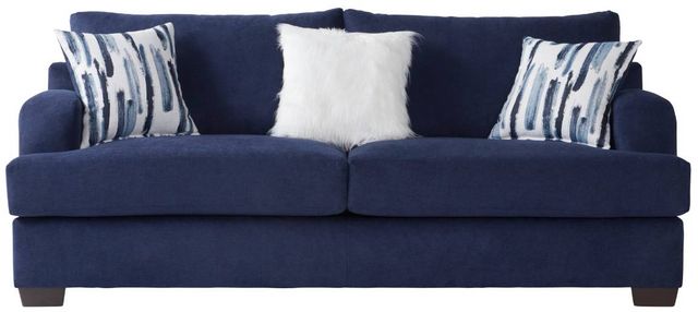 Hughes Furniture® 14100 Cameo Navy Sofa-0