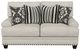 Corinthian Furniture Becall Cream Loveseat-0