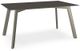 Amisco Customizable Lidya 60" Starstone Rectangular Table-0