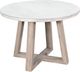 Sunny Designs™ Rowan Light Gray End Table with Wheat Base-0
