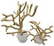 A & B Home 2-Piece Champagne/White Gold Tree Statuary Set-1