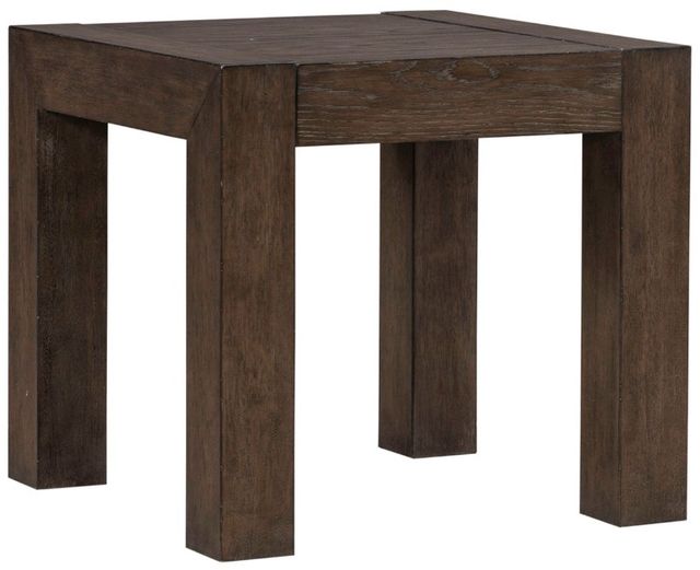 Liberty Furniture Cascade Falls Satin Espresso Square End Table-0
