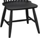 John Thomas Furniture® Dining Essentials Cambridge Black Dining Side Chair-2