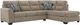 Benchcraft® Olten 2-Piece Mocha Sectional and Chaise-0