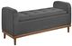 Mazin Furniture Brigitte Dark Gray Lift Top Storage Bench-0
