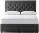 Malouf® Watson Charcoal King Platform Bed Base-4