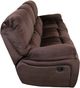 Porter International Designs Ramsey Chocolate Triple Power Reclining Sofa-2
