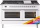 Ilve® Professional Plus II 60" Custom RAL Color Pro Style Dual Fuel Range-0