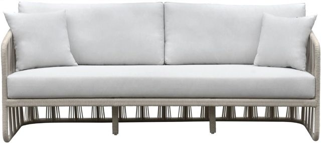 Intercon Alexa White Aluminum/Fabric Outdoor Sofa-2