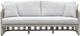 Intercon Alexa White Aluminum/Fabric Outdoor Sofa-2