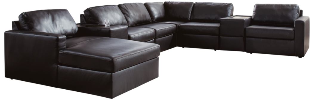 Signature Design by Ashley® ModMax II 8-Piece Black Left-Arm