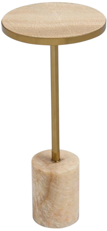 Classic Home Jordyn Champagne Medium Accent Table-2