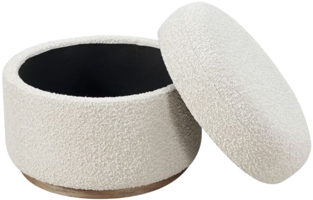 Modus Furniture Virgil Off-White/Ricotta Ottoman-2
