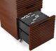 BDI Corridor™ 6507 Mobile File Pedestal-Chocolate Stained Walnut-1