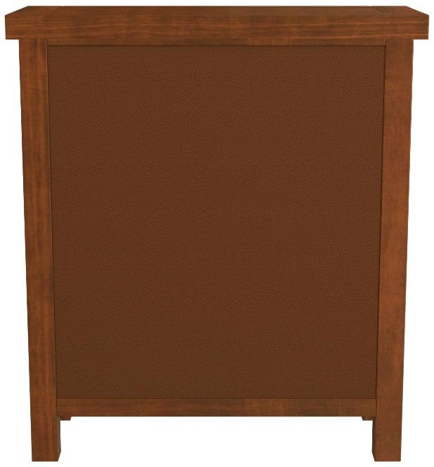 HH2 Home Bayside Rustic Mahogany 2-Door Cabinet-3