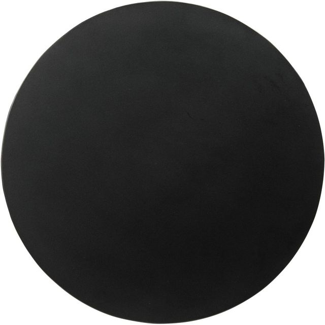 Signature Design by Ashley® Nashbryn Brown Round End Table with Gunmetal Cross Base -3