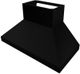Vent-A-Hood® 54" Black Euro-Style Wall Mount Range Hood-1