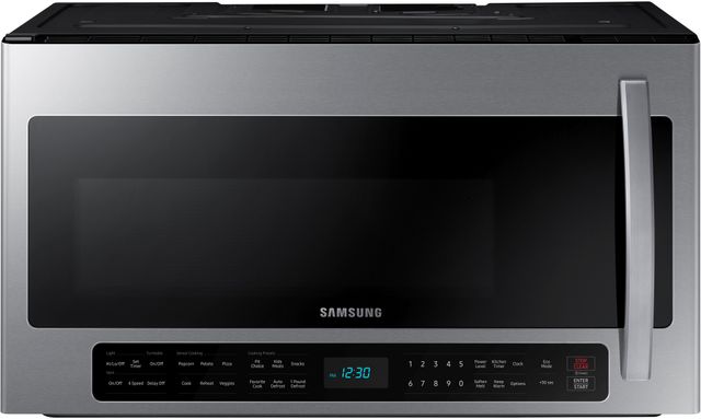Samsung 2.1 Cu. Ft. Fingerprint Resistant Stainless Steel Over The Range Microwave-0