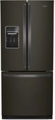 Whirlpool® 30" 19.7 Cu. Ft. Fingerprint Resistant Black Stainless French Door Refrigerator-0