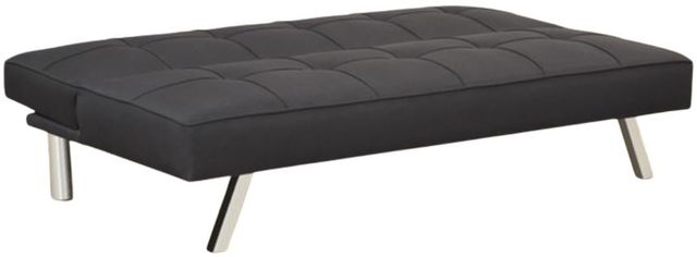 Milton Greens Stars Black Tufted Futon Bed with Metal Leg-2