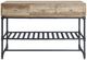 ACME Furniture Brantley II Oak Sofa Table with Sandy Black Base-1