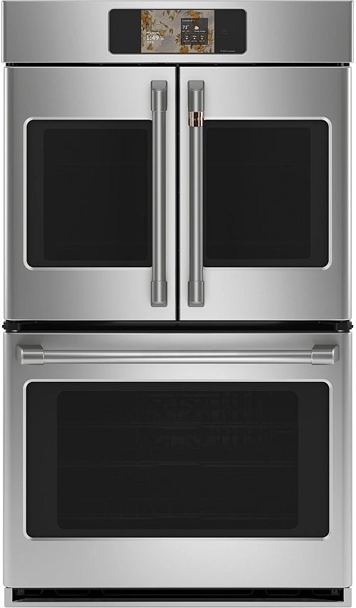 Café™ Professional Series 30” Stainless Steel Smart Double Electric Wall Oven with French Doors-0