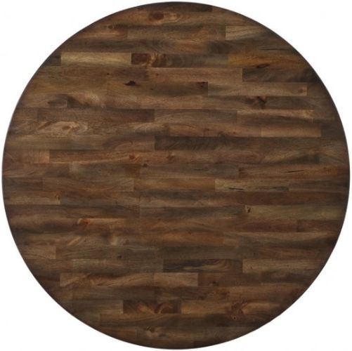 Winners Only® Zoey Brown Round Dining Table-2